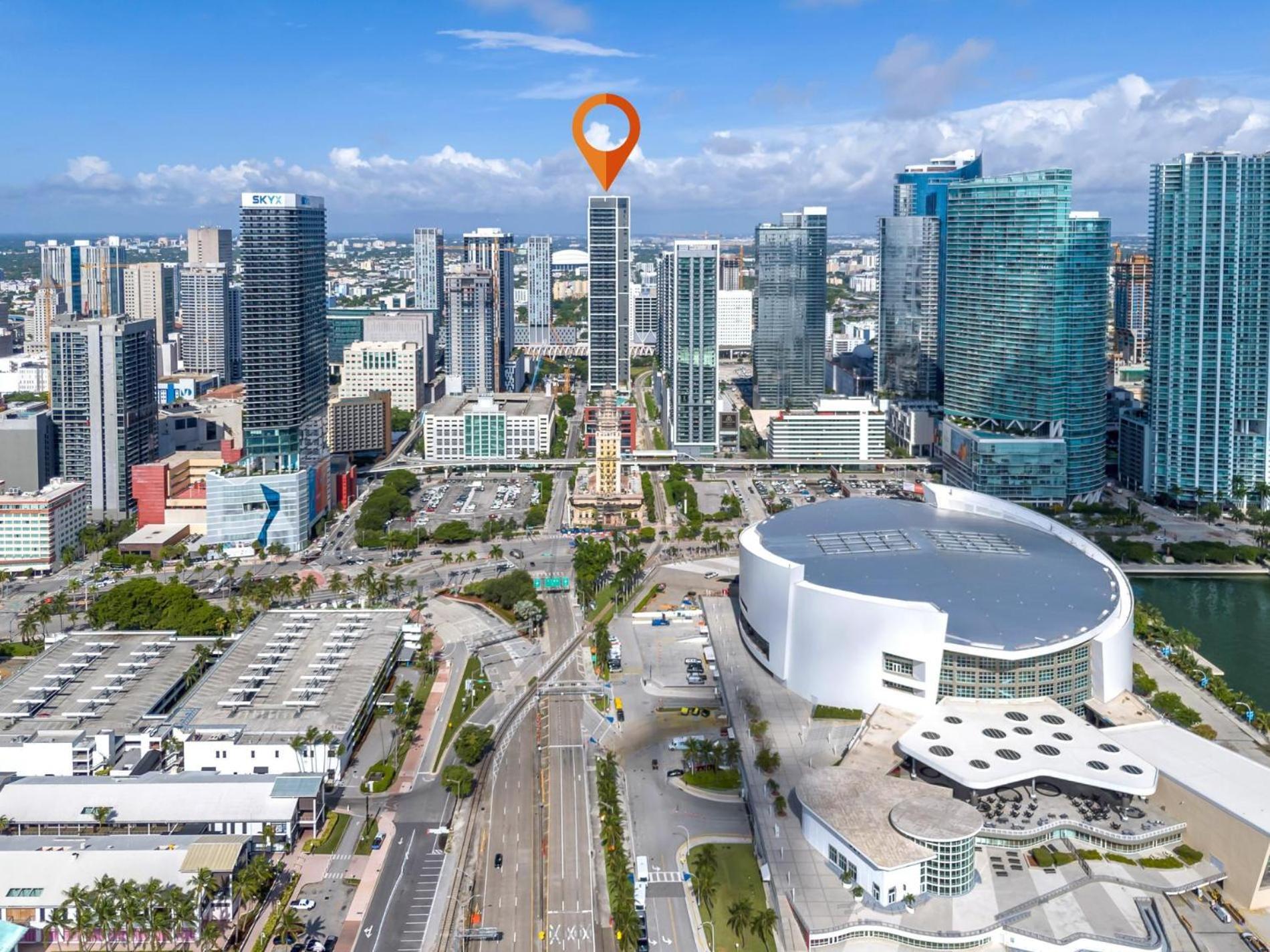 Modern 1Br Apartment With Breathtaking Views Heart Of Downtown Miami Exterior photo