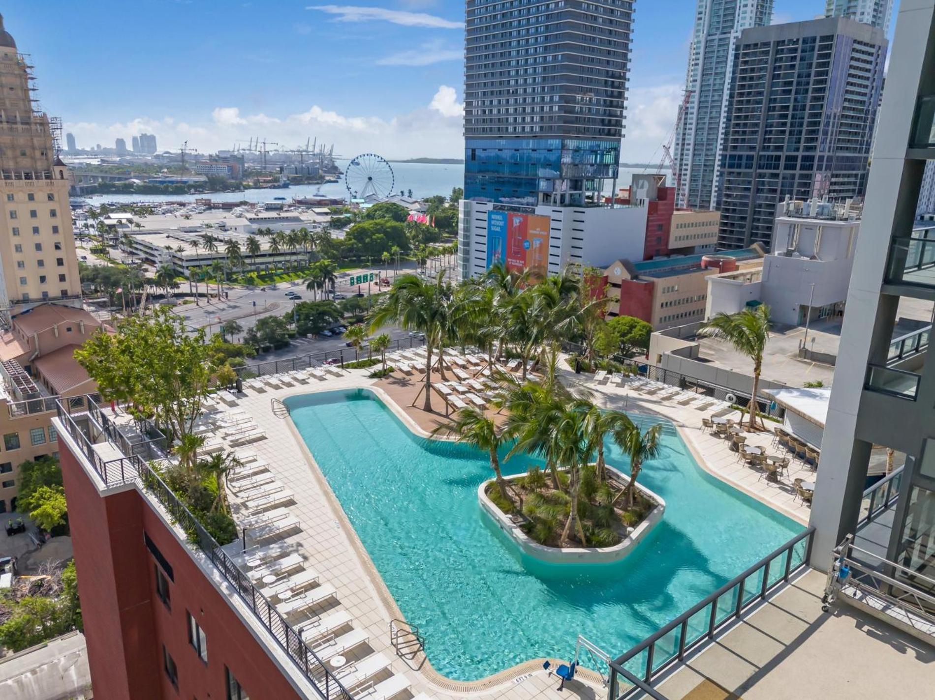 Modern 1Br Apartment With Breathtaking Views Heart Of Downtown Miami Exterior photo