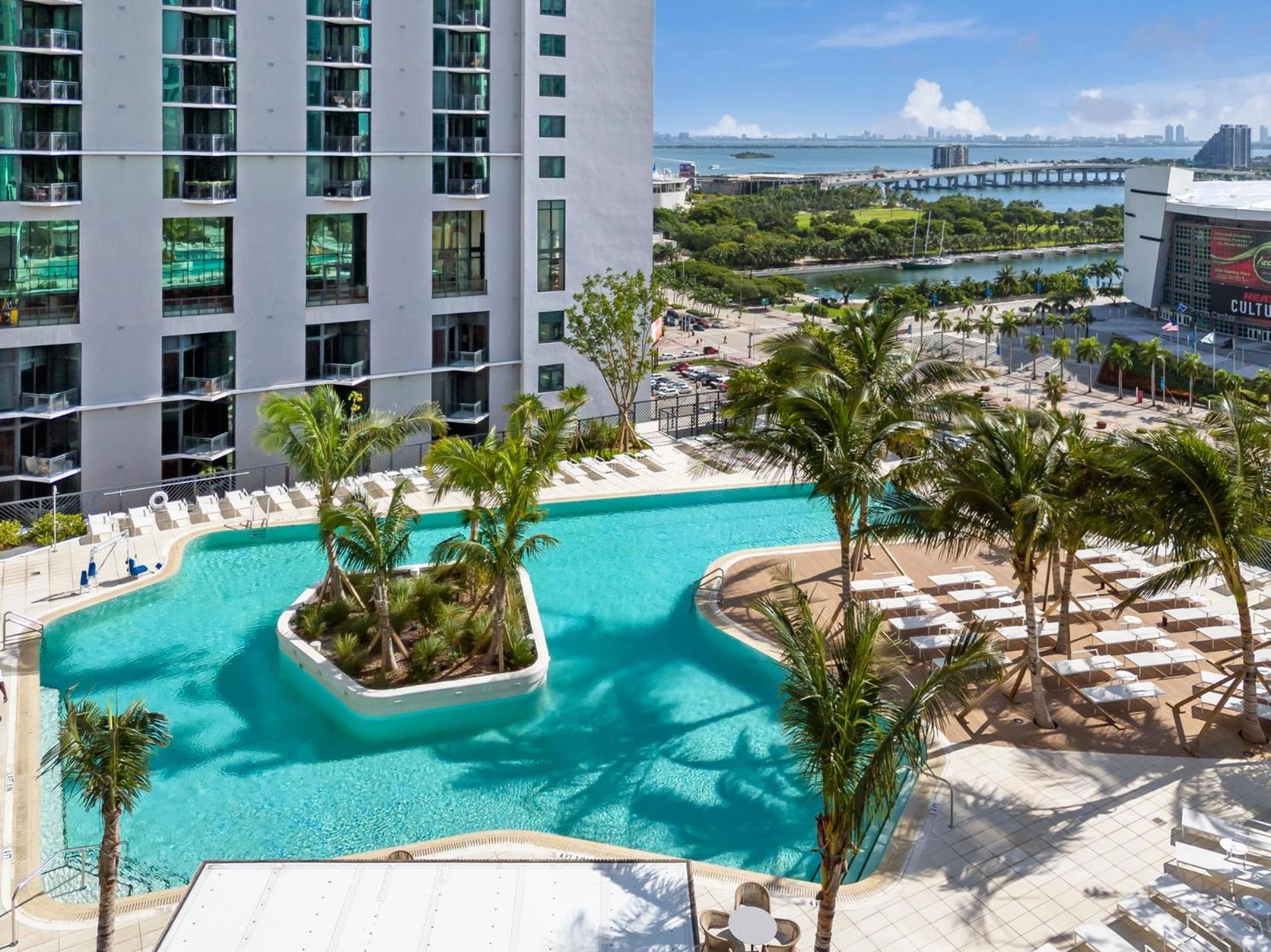 Modern 1Br Apartment With Breathtaking Views Heart Of Downtown Miami Exterior photo